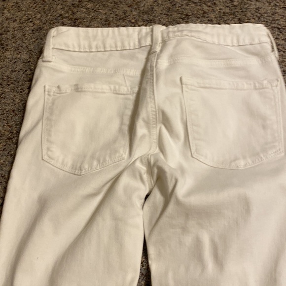 Just Black White Distressed  Skinny Jeans Preowned Womens Size 29 Comfortable - Picture 5 of 8